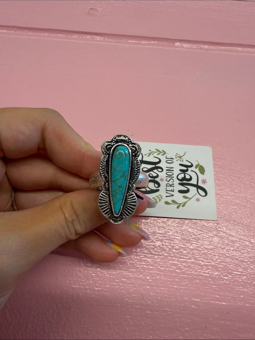 N/A bold turquoise